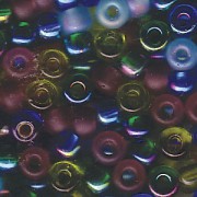 Miyuki Rocailles Perlen 4mm Mix14 Gemtones ca 20 Gr.