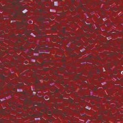 Miyuki Hexagon Perlen 8C-0167 3mm transparent luster Red 11gr