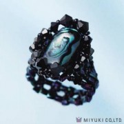 Miyuki Bead Jewelry Kit BFK 76 Paua Shell Deep Ring