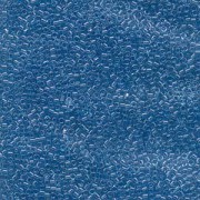 Miyuki Delica Perlen 1,6mm DB0113 Transparent luster Blue 5gr