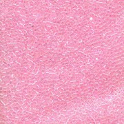 Miyuki Delica Perlen  1,6mm DB0071 transparent rainbow Soft Pink 5gr