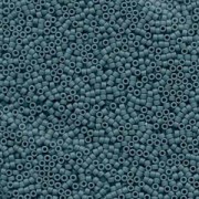 Miyuki Delica Perlen 1,6mm DB0792 Dyed matt Grey-Blue 5gr