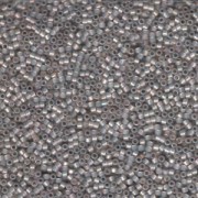 Miyuki Delica Beads 1,6mm DB1456 transparent pale luster Smokey Light Taupe ca 5gr