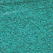 Miyuki Delica Perlen 2,2mm DBM0166 opaque rainbow Turquoise 7,2 Gr.
