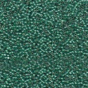 Miyuki Delica Perlen 1,6mm DB1844 Duracoat galvanized Dark Mint Green ca 7,2 Gr.