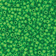 Miyuki Delica Perlen 1,6mm Duracoat dyed Opaque Fiji Green DB2126 ca 7,2 gr