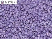 Miyuki Delica Perlen 1,6mm DB2293 opaque glaced frosted Purple ca 5gr