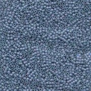 Miyuki Delica Perlen 2,2mm DBM0376 metallic matte Denim Blue 7,2 Gr.