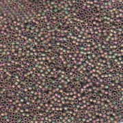 Miyuki Delica Perlen 1,6mm DB0380 metallic rainbow matte Rose Green 5gr