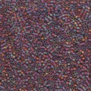 Miyuki Delica Perlen 1,3mm DBS0853 transparent rainbow matte Light Brown 5gr