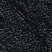 Miyuki Delica Perlen 3mm DBL0310 matte Black ca 6,8 Gr.