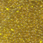 Miyuki Tropfen Perlen 3,4mm 0006 transparent silverlined Mustard Yellow 10gr