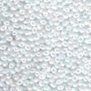 Miyuki Tropfen Perlen 3,4mm 0131FR transparent rainbow matt Clear 10gr