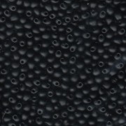 Miyuki Tropfen Perlen 3,4mm 0401F opaque matte Black 10gr