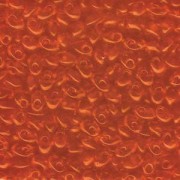 Miyuki Long Magatama Perlen 4x7mm ca8,5gr 0138 transparent Orange