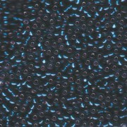 Miyuki Rocailles Perlen 3mm 1425 silverlined Blue Zirkon ca 13gr