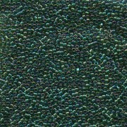 Miyuki Delica Perlen 1,6mm DB0175 transparent Emerald AB ca 5gr