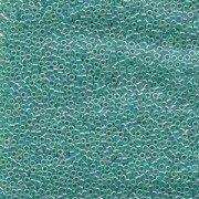 Miyuki Delica Perlen 1,6mm DB0238 crystal lined luster Green Aqua 5gr
