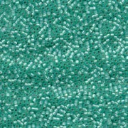 Miyuki Delica Perlen 1,6mm DB0627 silverlined Alabaster Mint Green 5gr