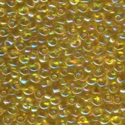 Miyuki Magatama Perlen 4mm 0132R transparent irisierend Amber ca 24gr
