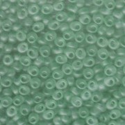 Miyuki Magatama Perlen 4mm 2104F transparent matte Pale Green ca 24gr