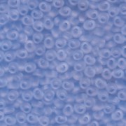 Miyuki Magatama Perlen 4mm 2105F transparent matte Pale Blue ca 24gr