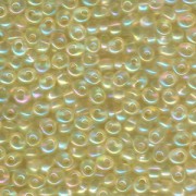 Miyuki Magatama Perlen 4mm 2131 transparent irisierend Pale Yellow ca 24gr