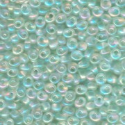 Miyuki Magatama Perlen 4mm 2134 transparent irisierend Pale Green ca 24gr