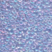 Miyuki Magatama Perlen 4mm 2135 transparent irisierend Pale Blue ca 24gr