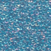Miyuki Magatama Perlen 4mm 2149 aqualined Crystal irisierend ca 24gr