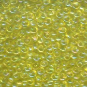 Miyuki Magatama Perlen 4mm 2151 transparent irisierend Canary Yellow ca 24gr