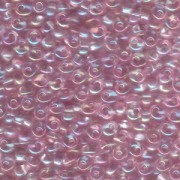 Miyuki Magatama Perlen 4mm 2153 transparent irisierend Bubblegum Pink ca 24gr