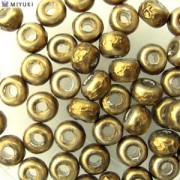 Miyuki Rocailles Baroque Perlen 4mm 3955 Antique Brass ca 6,8gr