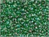 Miyuki Tropfen Perlen 3,4mm 4507 transparent Green Picasso ca 10gr