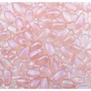 Miyuki Tropfen Perlen 3x5,5mm 2133F transparent rainbow dark Pink ca 25gr