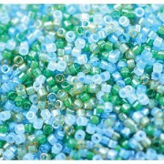 Miyuki Delica Perlen Neon Mix07 1,6mm DB2067 luminous Mermaid Waters ca 5gr