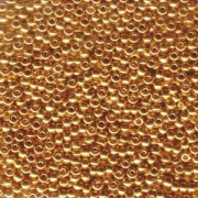 Miyuki Rocailles Perlen 3mm 0191 24Karat plated Gold ca 13gr