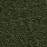 Miyuki Rocailles Perlen 1,5mm 2004 matt metallic Olive Green ca 11gr