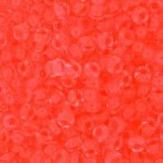 Miyuki Rocailles Perlen 3mm 1122 inside colorlined Neon Flamingo ca 13gr