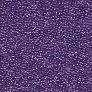 Miyuki Rocailles Perlen 1,5mm 1531 sparkle purplelined Crystal ca 11gr