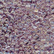 Miyuki Dreieck Perlen, Triangle Beads 3mm 1156 transparent rainbow light Amethyst ca13gr