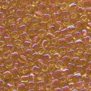 Miyuki Dreieck Perlen, Triangle Beads 3mm 1163 colorlined Gold Berry ca13gr