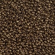 Miyuki Rocailles Perlen 2mm 0457B  meetallic dark Bronze 12gr