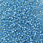 Miyuki Rocailles Perlen 3mm 4242 Duracoat silverlined Powder Blue ca 22gr