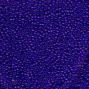 Miyuki Rocailles Perlen 2mm 0151F transparent matt Cobalt ca 12gr