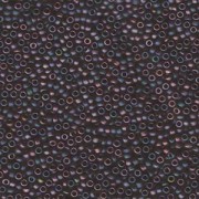Miyuki Rocailles Perlen 2mm 2019 semi matt rainbow Green Purple ca 12gr