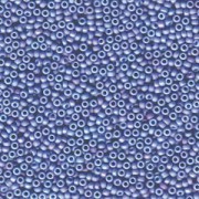 Miyuki Rocailles Perlen 2mm 2030 fancy frosted pale Blue Lilac 12gr
