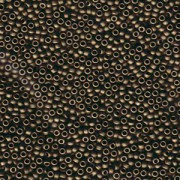 Miyuki Rocailles Perlen 2,2mm 2006 oder 9660-684 matt metallic Bronze ca 10gr