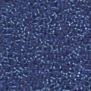 Miyuki Rocailles Perlen 2,2mm 2431 oder 9660-444 silverlined dark Cornflower Blue ca 10gr