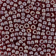 Miyuki Rocailles Perlen 2,2mm 0324 oder 9660-294 transparent rainbow Ruby ca 10gr